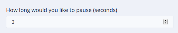 Delay settings
